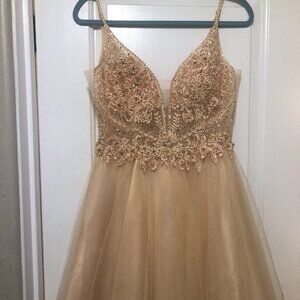 Cinderella Divine CD0190 Beaded Dress SIZE M excellent  conditions